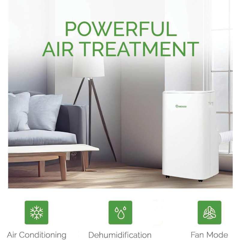 MeacoCool MC Series 12000 BTU Portable Air Conditioner - White - MC12000, Image 9 of 10