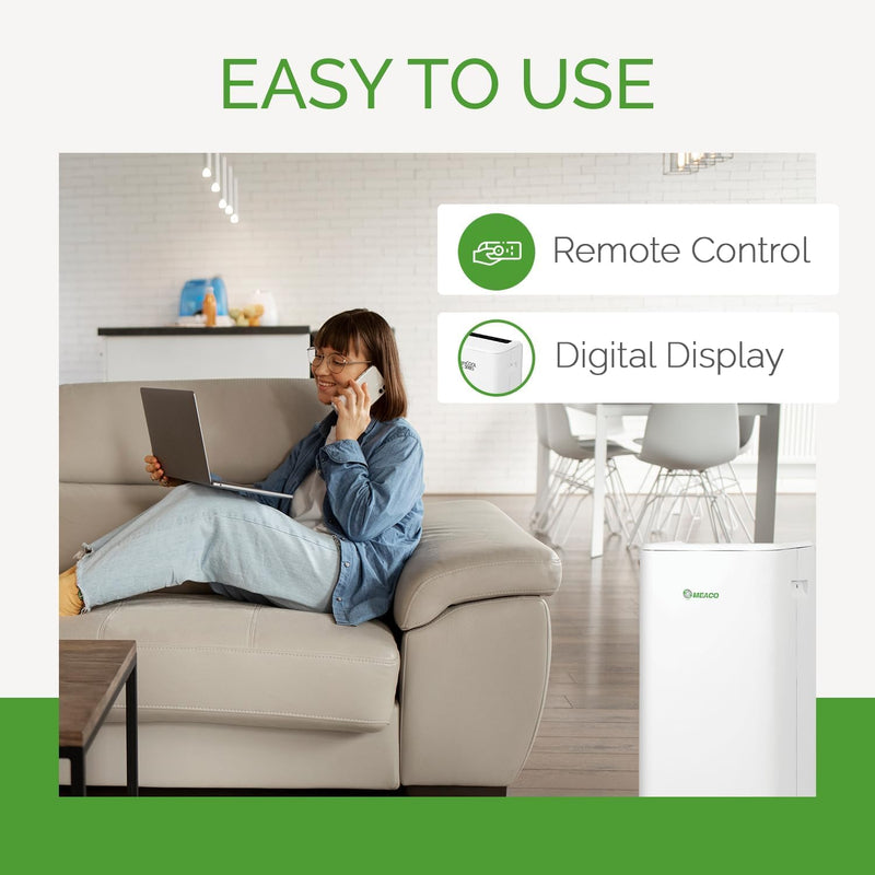 MeacoCool MC Series 12000 BTU Portable Air Conditioner - White - MC12000, Image 7 of 9