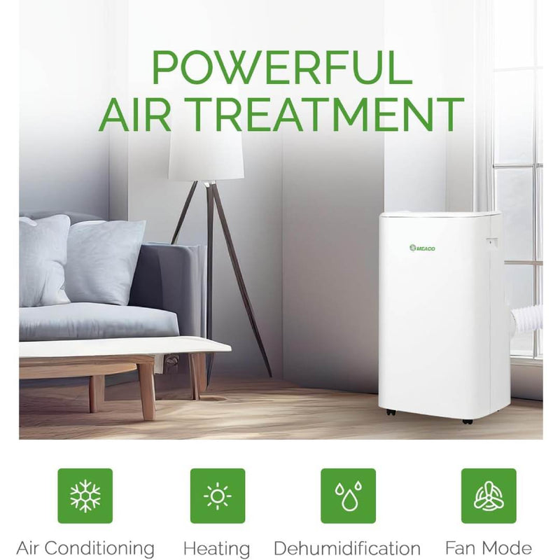 MeacoCool MC Series 12000 BTU Portable Air Conditioner - White - MC12000, Image 8 of 9