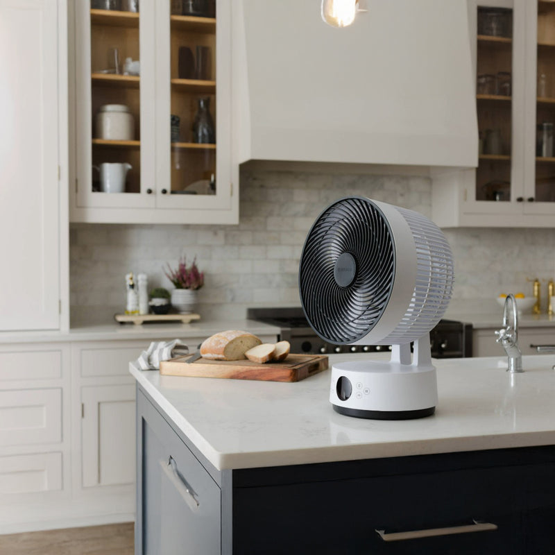 MeacoFan Sefte 10" Desktop Air Circulator White - SEFTE10DS, Image 2 of 7