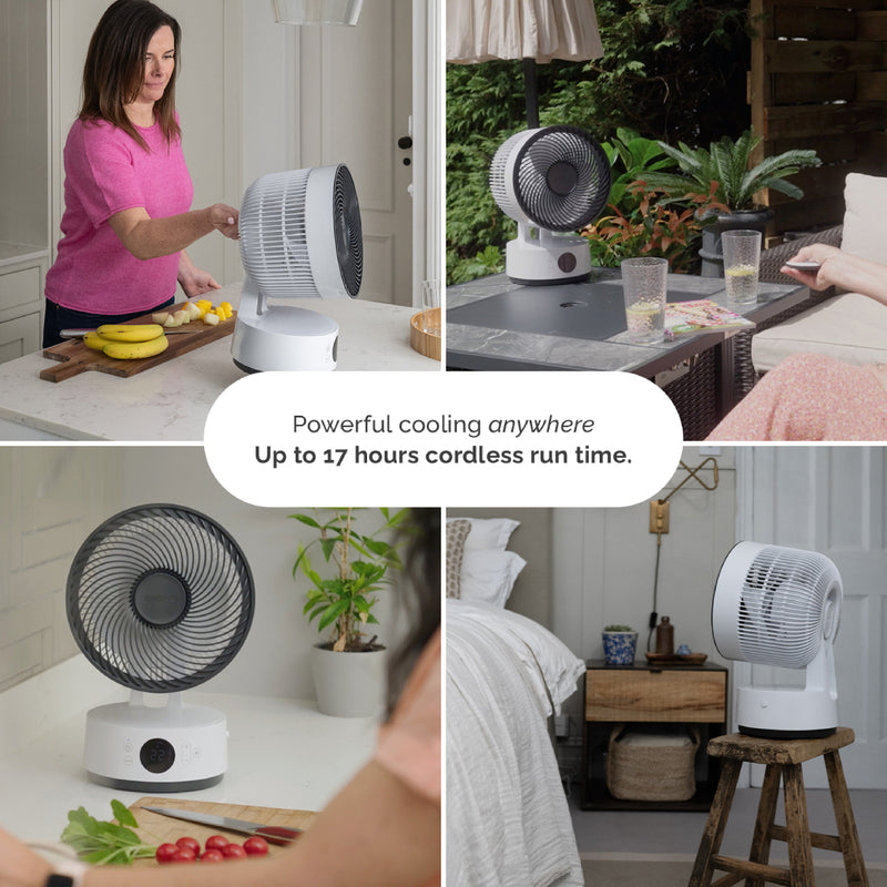 MeacoFan Sefte® 8 Inch Portable Battery Air Circulator - SEFTE8DS, Image 7 of 12