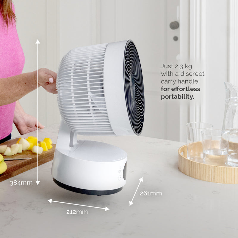 MeacoFan Sefte® 8 Inch Portable Battery Air Circulator - SEFTE8DS, Image 9 of 12