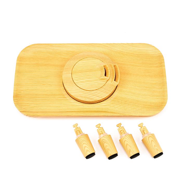 Meaco Deluxe 202 Wooden Top Cover and Feet Set - MEA202FS, Image 1 of 6