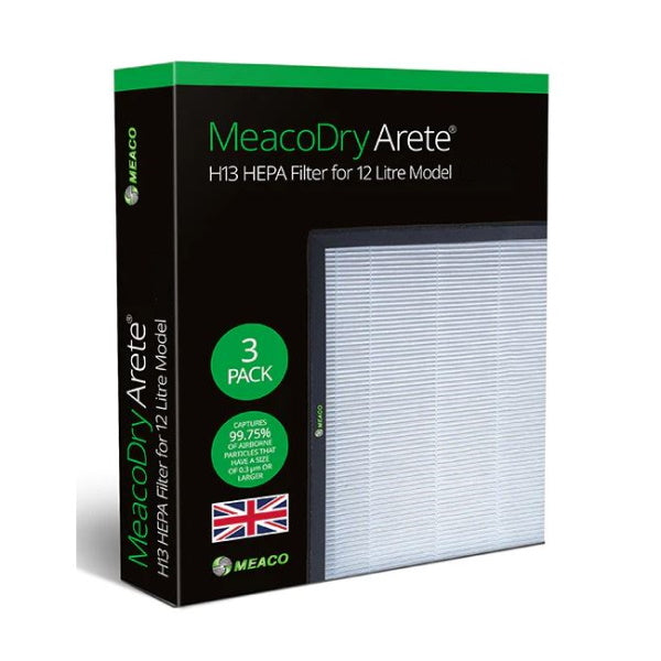 MeacoDry Arete One H13 HEPA Filter For 12L Model (3 PACK) - MEAHEPAH13-12L, Image 3 of 3